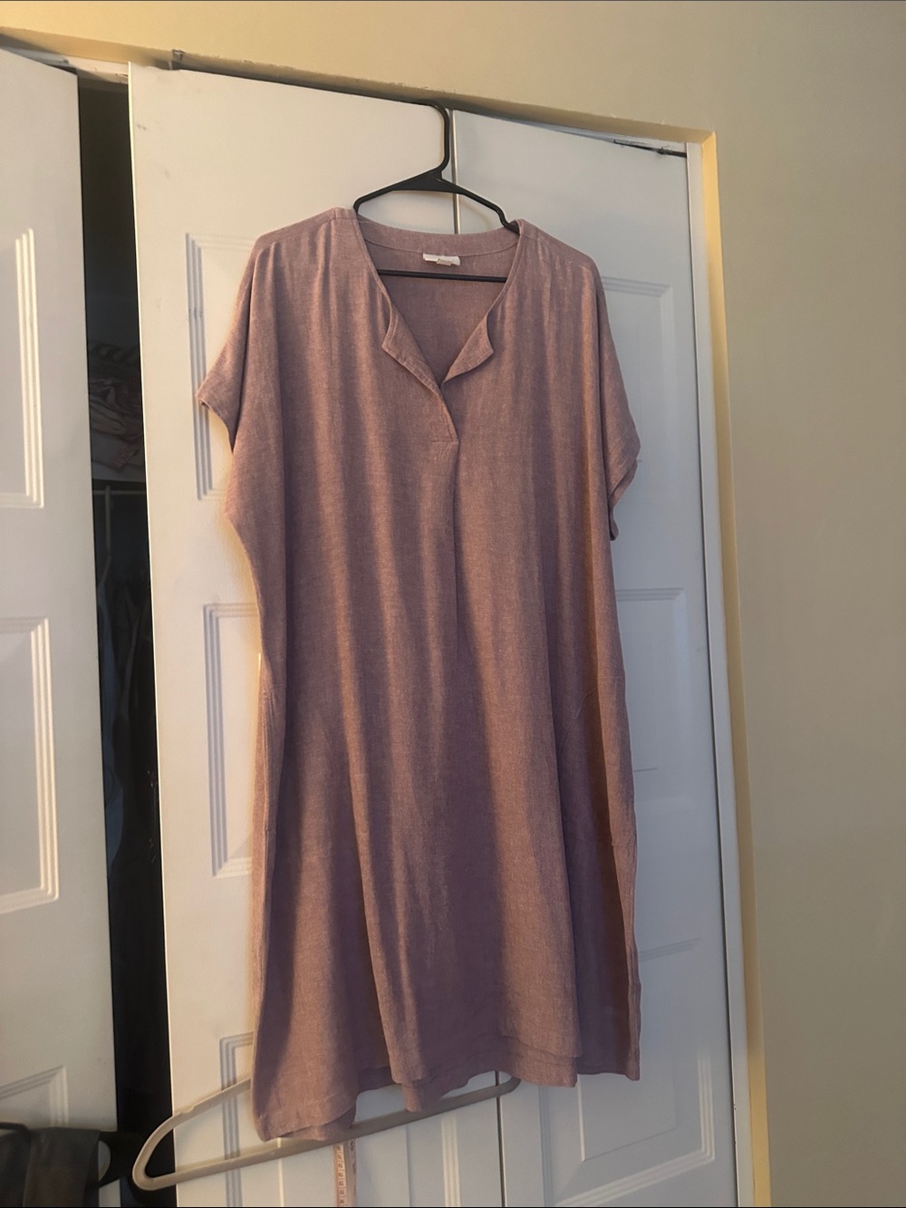 J. Jill Dusty Mauve Short-Sleeve Tunic